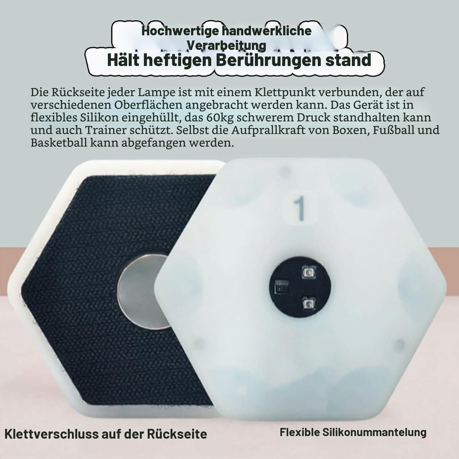 Reaktionstraining Lichter, Agile Sports Lights Trainer, App Konnektivität Geschwindigkeit Agility Training Lichter, Für Trainer-Sporttests, des Flash-Reflex-Trainingssystems