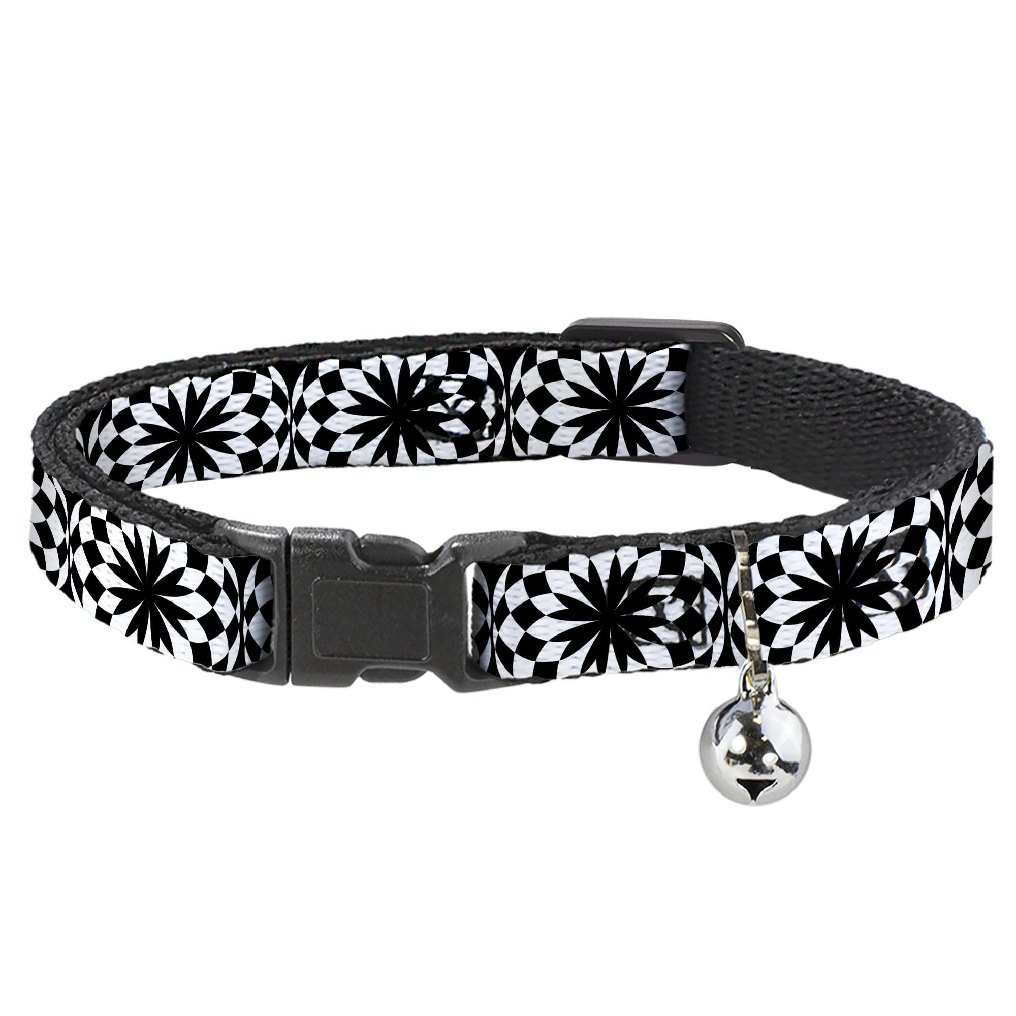 Collar de gato Breakaway Buckle-Down ajustable de 8 a 12 pulgadas con diseño geométrico