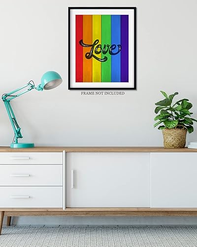Miniatura 4 de LGBTQ Accessories - Arte de pared - Derechos LGBTQ - Póster de orgullo gay, impresión o lienzo - Regalos de orgullo LGBTQ - Regalos de lesbianas -