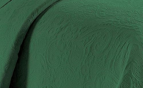 Miniatura 10 de Linen Plus - Juego de funda de cama de gran tamaño con relieve, estampada, modelo Dana, unicolor