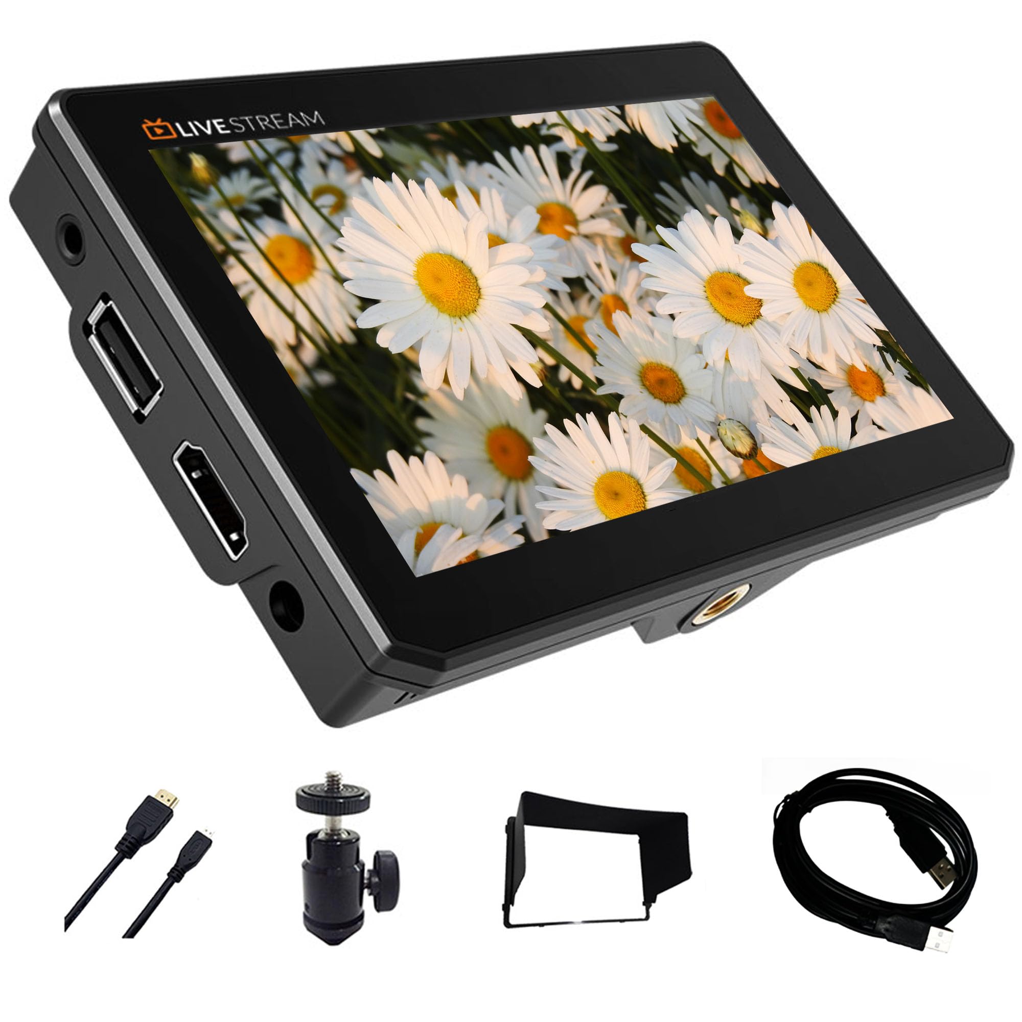 5” FHD Touch Screen On Camera Monitor HDMI2.0 Field Camera Monitor with 4k Capture Card HDMI 2.0 Input & USB Output, DSLR Camera Monitor with 3D-LUT/HDR (B0BPLFK7J6) Amazon Price History, Amazon Price Tracker