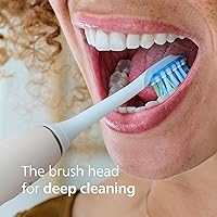 Vista 3 de Philips Sonicare C3 Dos-en-Uno - Cabezales de Reemplazo Genuinos para Cepillo de Dientes Eléctrico, Blanco, 2 Piezas, HX9042/65