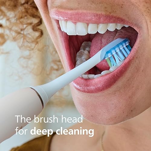 Miniatura 21 de Philips SONICARE C3 HX9042/95 - Cabezales de cepillo de dientes eléctrico de repuesto genuino, negro, paquete de 2 Negro,Blanco