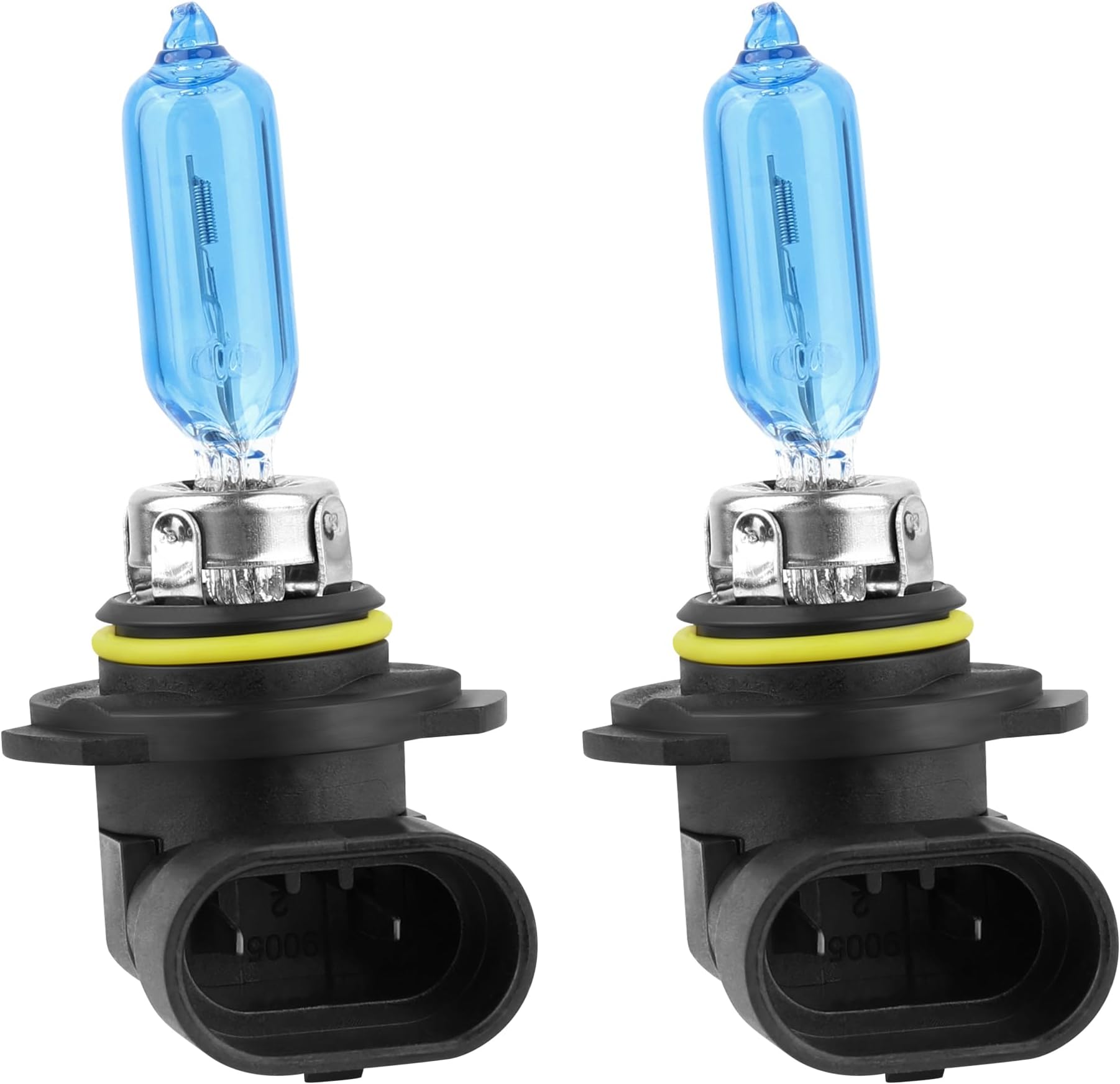 OFBAND2PCS 9005 Car Halogen Light Bulbs,12V 65W Super Bright Quartz Lamp Car Light Accessories,Universal High Low Beam Headlight Bulb Replacement for Most Cars Trucks SUVs (White #9005)
