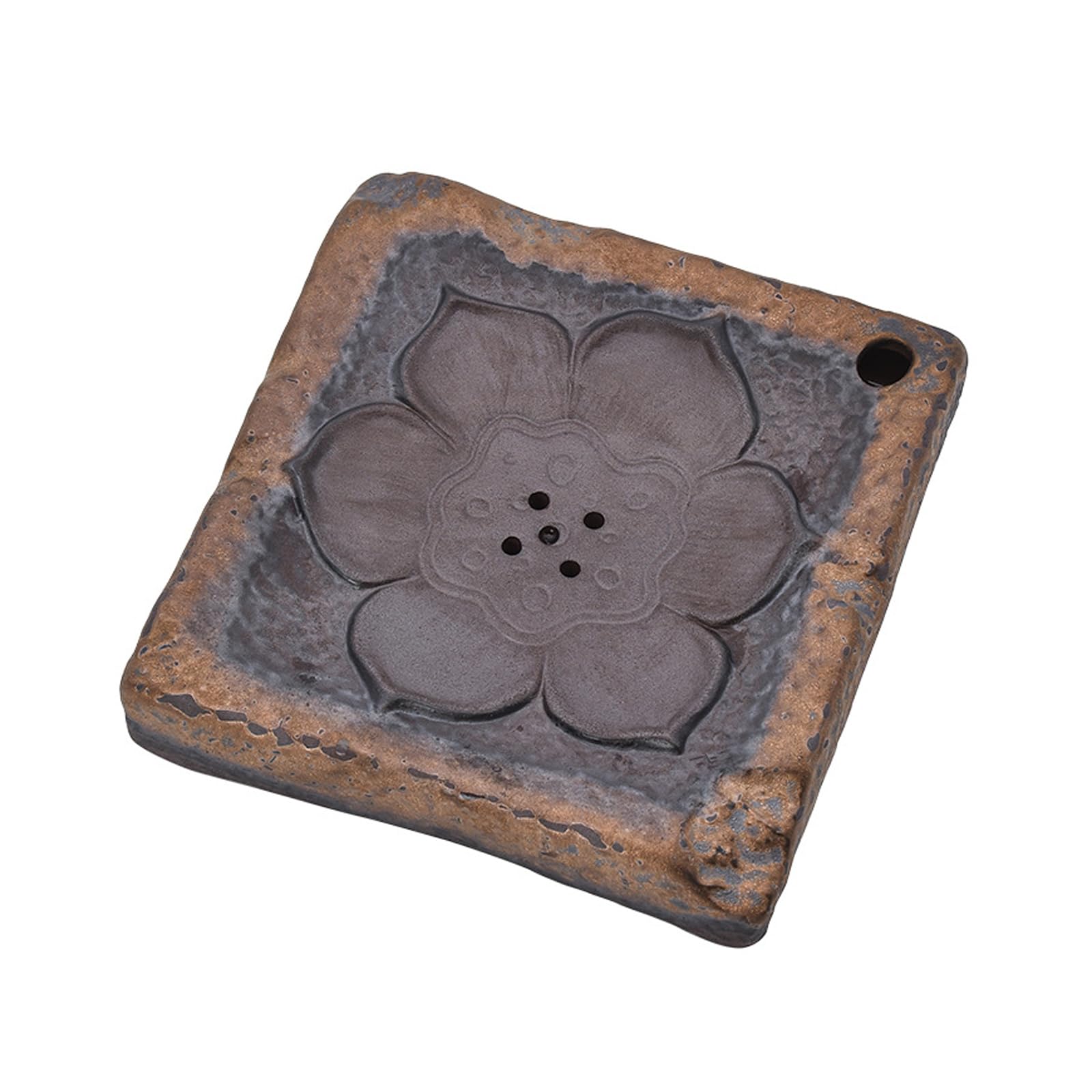 Taca na herbatę, ceramiczny stolik do herbaty, chińska taca na herbatę Kung Fu, retro pozłacana filiżanka do herbaty, taca z odpływem do przechowywania wody, talerzyk do herbaty do bi