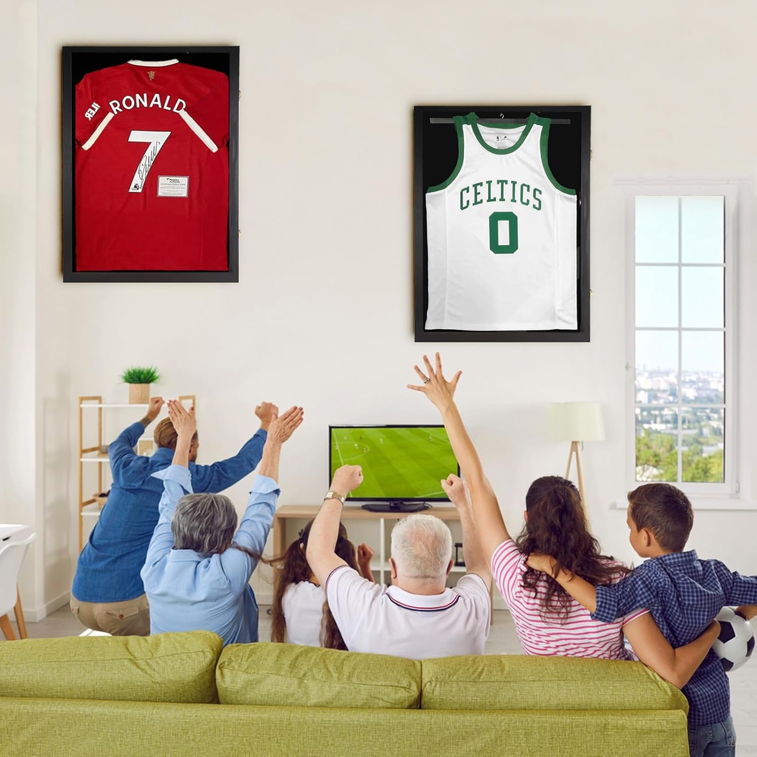 Jersey Frame Display Case ,Jersey Shadow Box with 98% UV Protective Acrylic Door for Football,Basketball,Baseball Sports Jersey (Black, 1 Pack) - Image 8