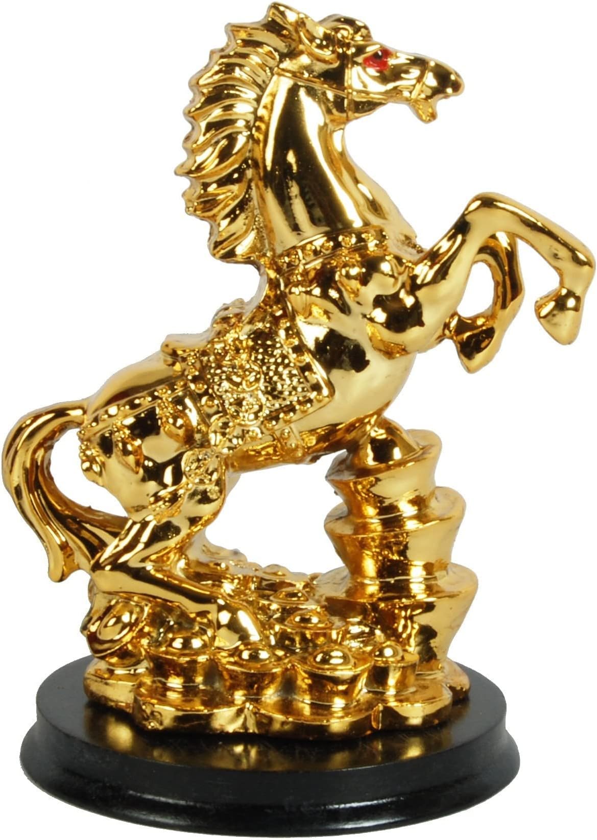 Microfiber Vastu Horse Showpiece for Car Dashboard, Table or Office-Desk, Shops and Homes - K525 (Standard, Multicolour).