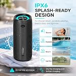 Bluetooth Speaker with 40W Stereo Sound,Portable Wireless Speaker with Bass Boost,Bluetooth 5.3,IPX6 Waterproof,40H Playtime, RGB Lights,Loud Outdoor Speaker for Party,Travel,Gifts