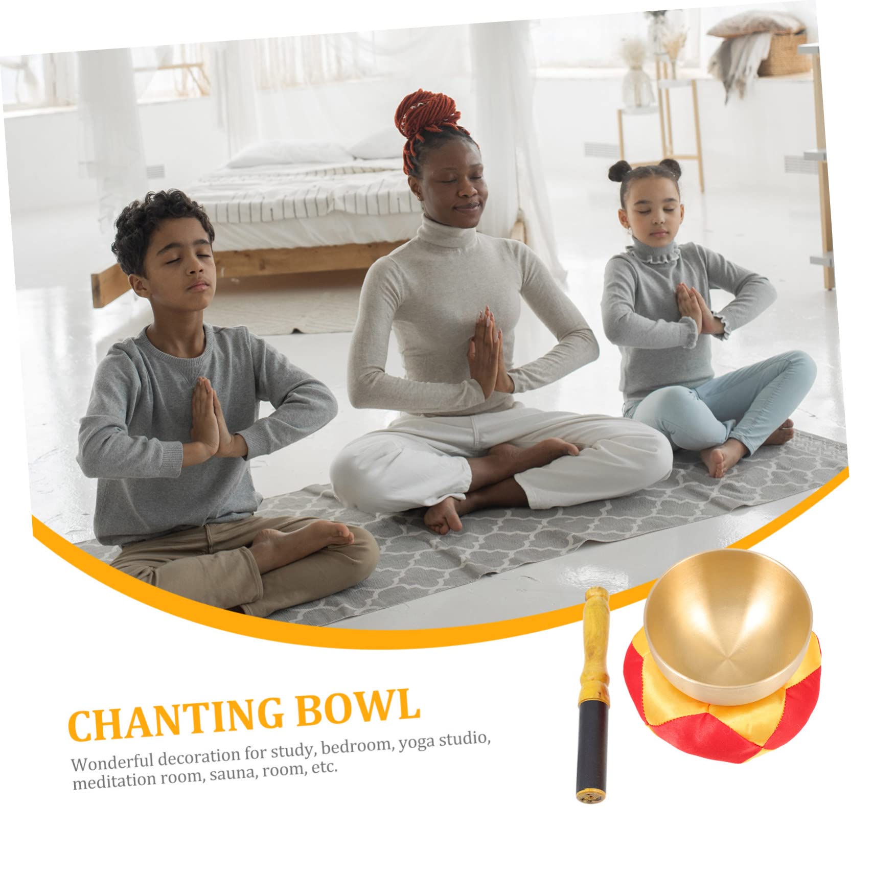 Amazon.co.jp: OFFSCH チベット銅製シンギングボウル ヨガマレット