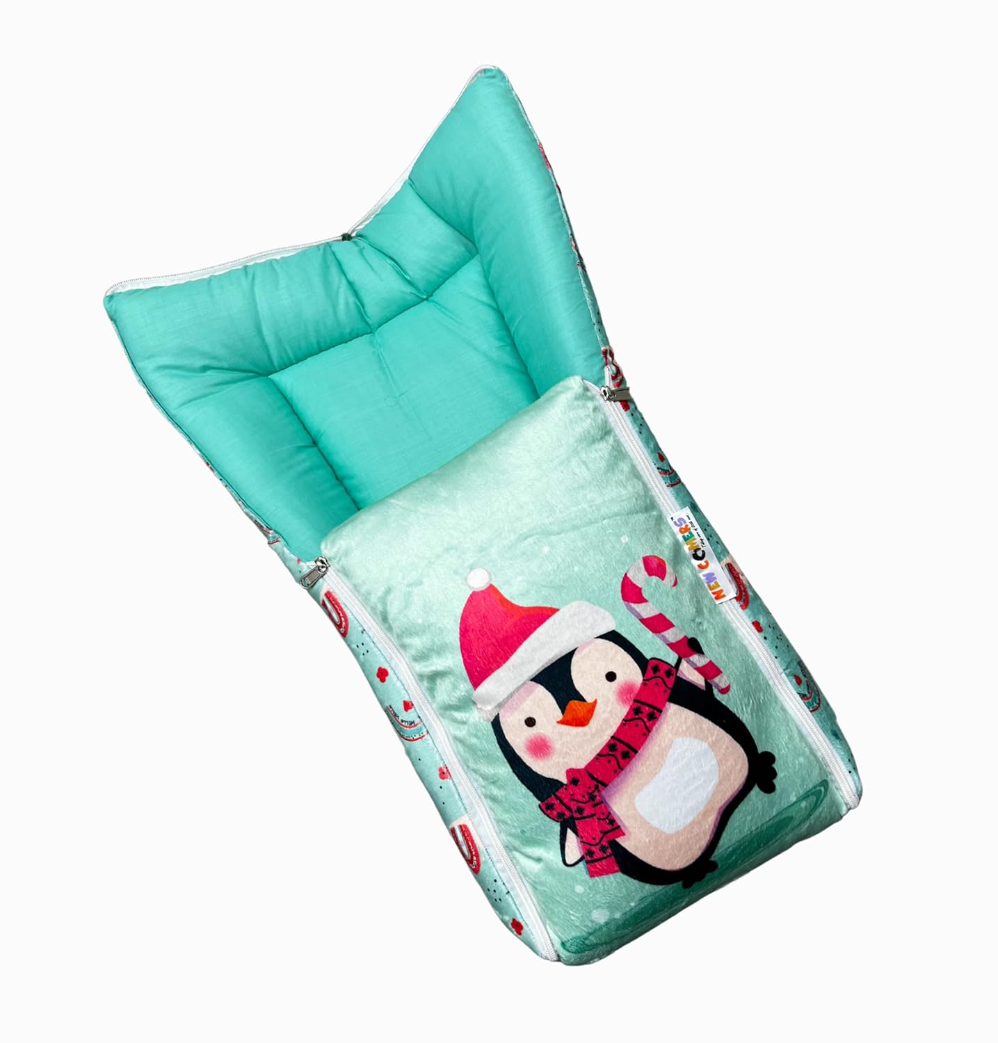 NEW COMERS® 3 in 1 Baby Bed, Sleeping Bag & Carry Nest, Outer Velvet Inner Cotton Baby Bedding for New Born & Infant, Portable Bassinet, for Baby Carrying & co Sleeping, Unisex Baby Sleeping Bed-812 NEW COMERS® 3 in 1 Baby Bed, Sleeping Bag & Carry Nest, Outer Velvet Inner Cotton Baby Bedding for New Born & Infant, Portable Bassinet, for Baby Carrying & co Sleeping, Unisex Baby Sleeping Bed-812