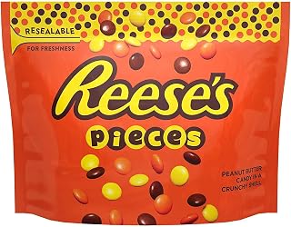 Pieces Chocolate Peanut Butter Candy, 9.9 oz (Pack of 2)