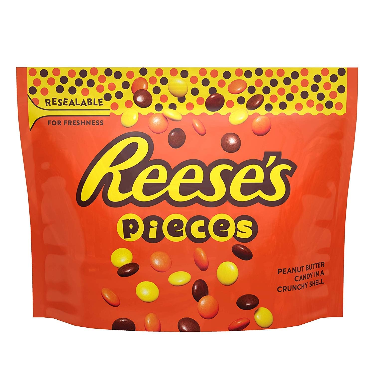 Reese's Pieces Chocolate Peanut Butter Candy, 9.9 oz (Pack of 2)