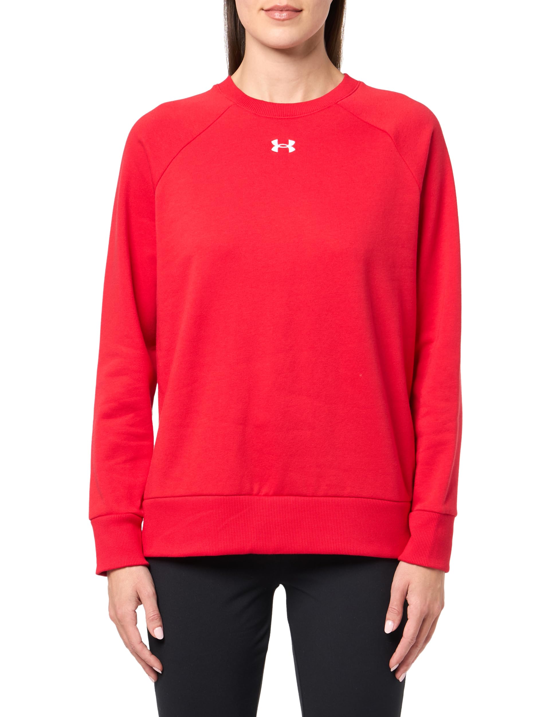 

                                                    Under Armour Womens Rival Fleece Crew, (600) Red /
