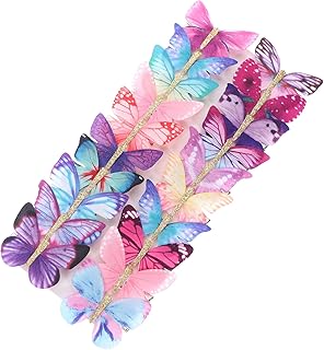 OSALADI 20 Pcs Grampos de Cabelo de Borboleta Grampos de Presilhas de Borboleta Coloridas Grampos de Cabelo de Fada Realistas Grampos de Cabelo Acessórios de Cabelo para Meninas Crianças