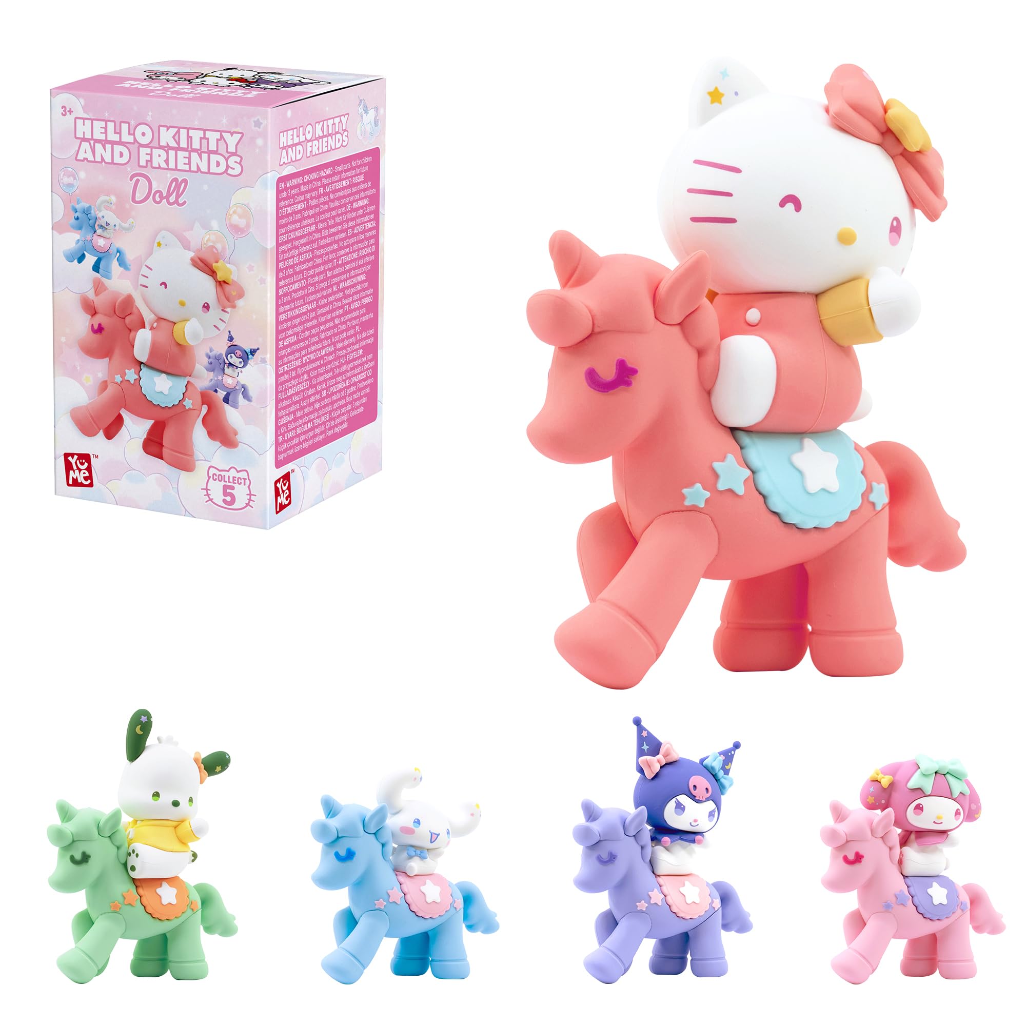 YuMe Hello Kitty and Friends 7cm Doll Unicorn Series — image 1
