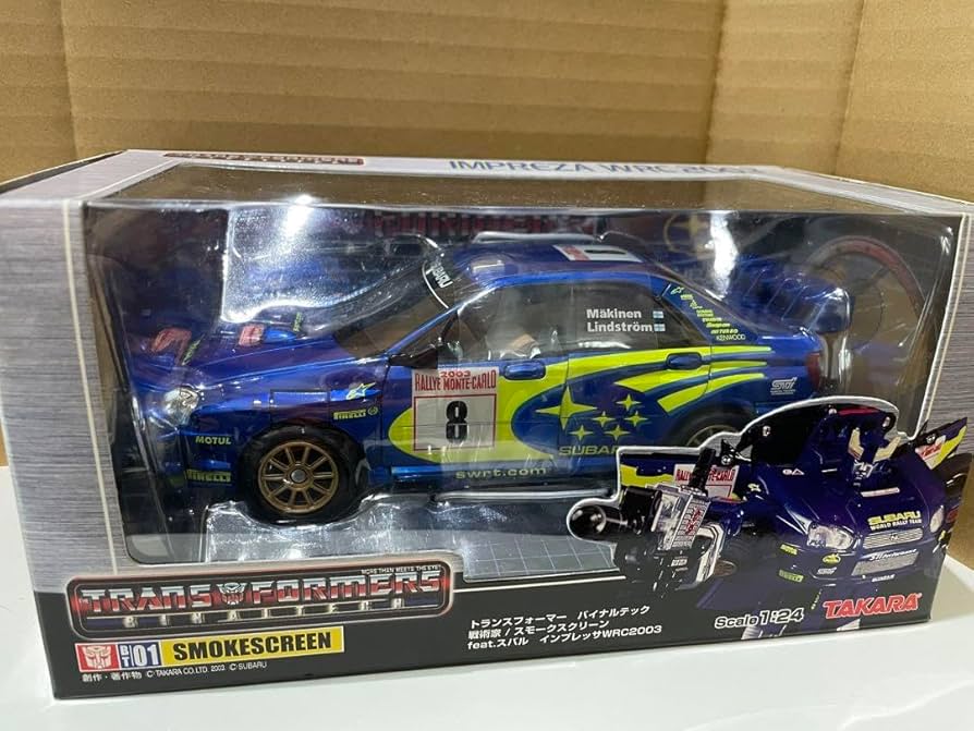 トランスフォーマー スモークスクリーン インプレッサ WRC 2003 トランスフォーマー バイナルテック スモークスクリーン