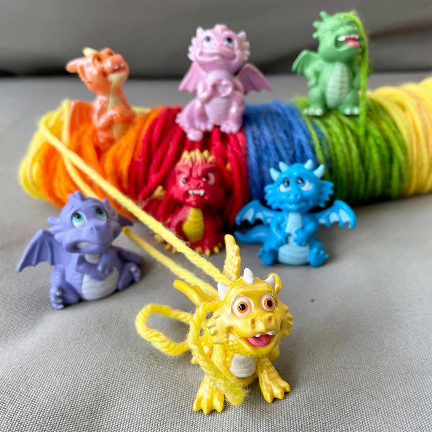 Safari Ltd. Mystic Mood Dragons TOOB – 7 Emotion-Themed Dragon Figurines – Social Emotional Learning Toy Set for Boys, Girls, and Kids 3+