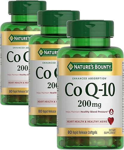 Miniatura 9 de Nature's Bounty CoQ10 - Cápsulas blandas de 200 mg, salud cardíaca y apoyo de energía celular, paquete doble, 160 cápsulas blandas de liberación