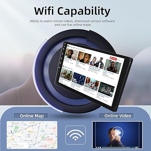 Miniatura 6 de Podofo Radio estéreo de coche 32G para Nissan Altima 2008 2009 2010 2011 2012 inalámbrico Carplay Android Auto 9 pulgadas HD IPS pantalla táctil