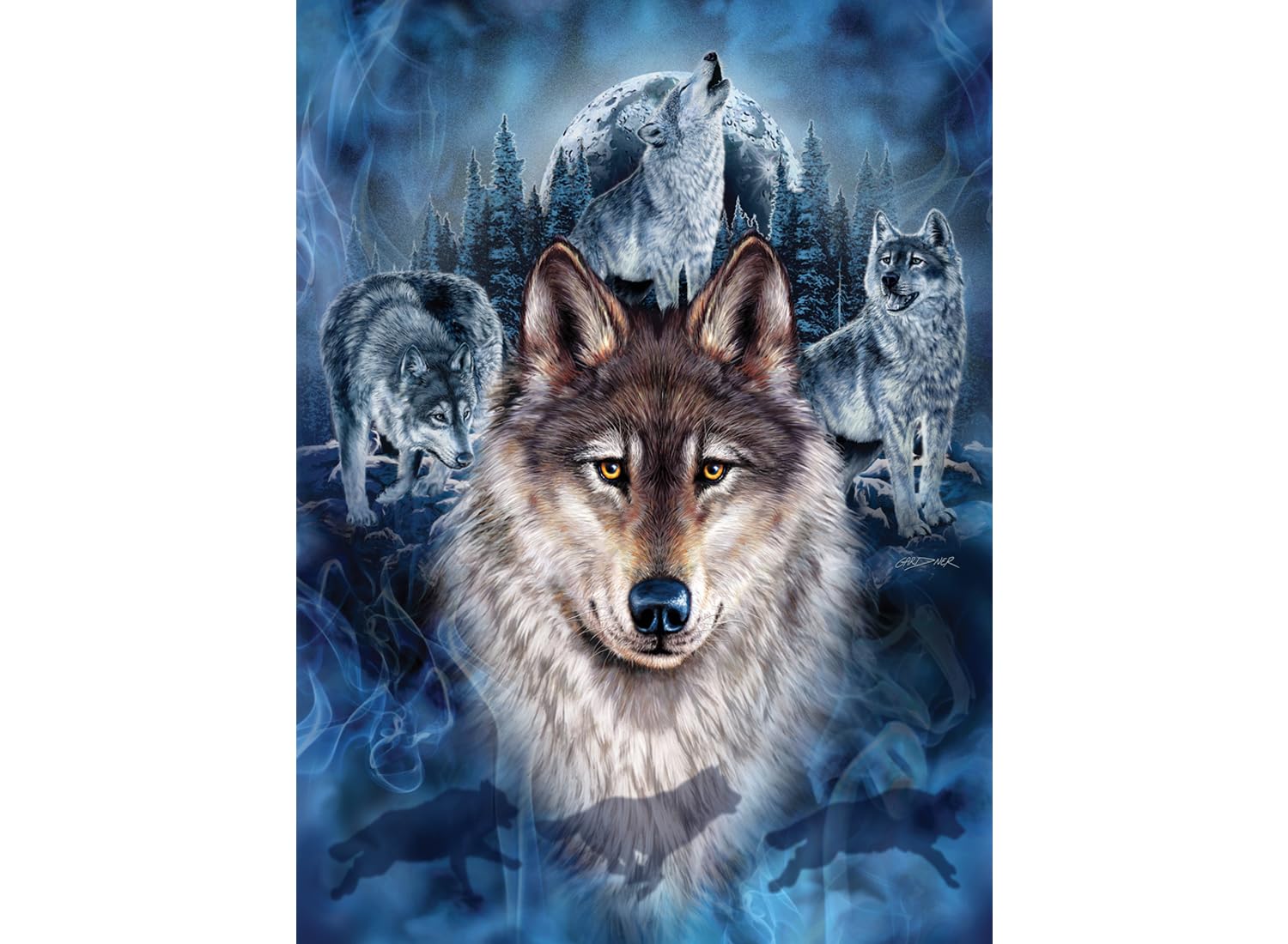 Amazon.com: Anatolian Puzzle - Wolf Team, 1000 Piece Jigsaw Puzzle