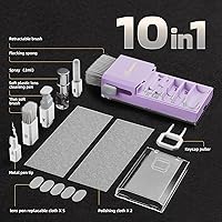 Vista 7 de Kit Limpiador de Pantalla de Laptop y Teclado, Herramienta de Limpieza Electrónica Todo en 1 para MacBook iPad iPhone Pro Celular, Herramienta