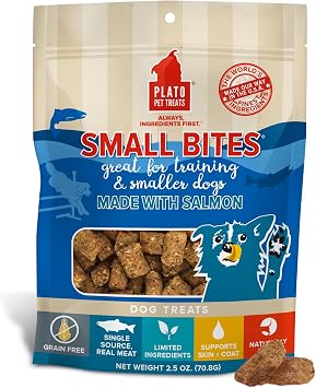 Plato Small Bites Salmon 2.5oz, Natural