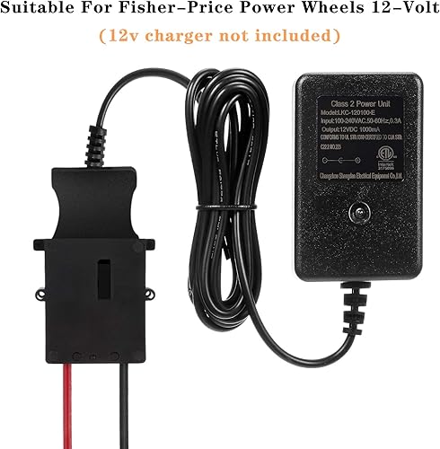 Miniatura 6 de Weewooday 2 conectores de arnés de cables de repuesto compatibles con ruedas de batería SLA de 12 voltios, adaptador de conector de batería de