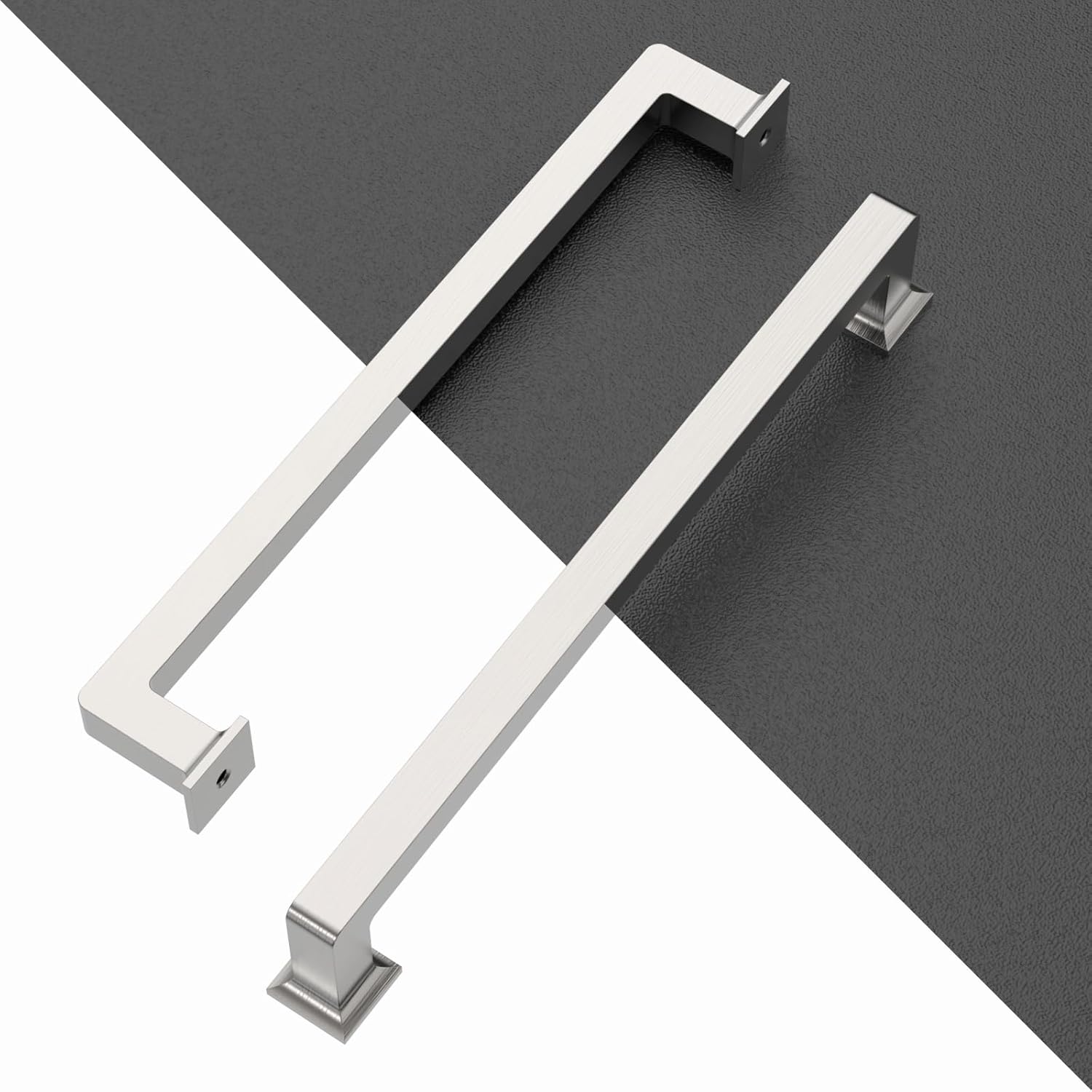 10 Pack 6.3 Inch(160mm) Brushed Satin Nickel Cabinet Pulls Brushed Nickel Cabinet Pulls for Kitchen Cabinet Handles Kitchen Handles Brushed Nickel for Cabinets Cupboard Handles Drawer Pulls
