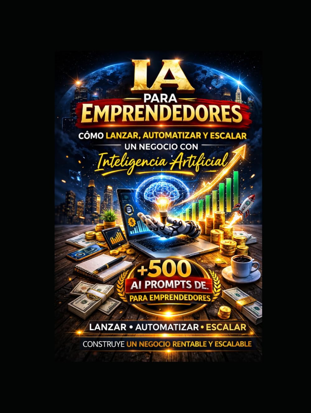 2200 Prompts de IA: La Guía Definitiva para Generar Ingresos, Automatizar tu Negocio y Dominar la Inteligencia Artificial (LIBRO DE IA)