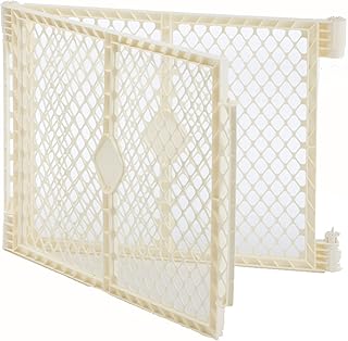 Toddleroo by North States - Superyard 2-Panel Extension: 65.5 Inch Play Yard Extension - Works with Superyard Playpens - Ivory