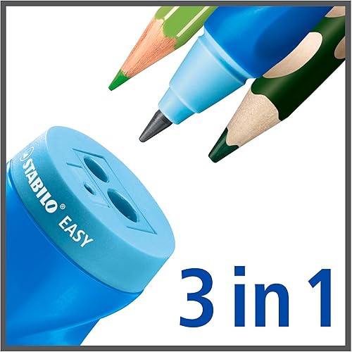 Miniatura 7 de Afilador ergonómico de contenedores - STABILO EASYsharpener - 3 en 1 - Diestro - Naranja