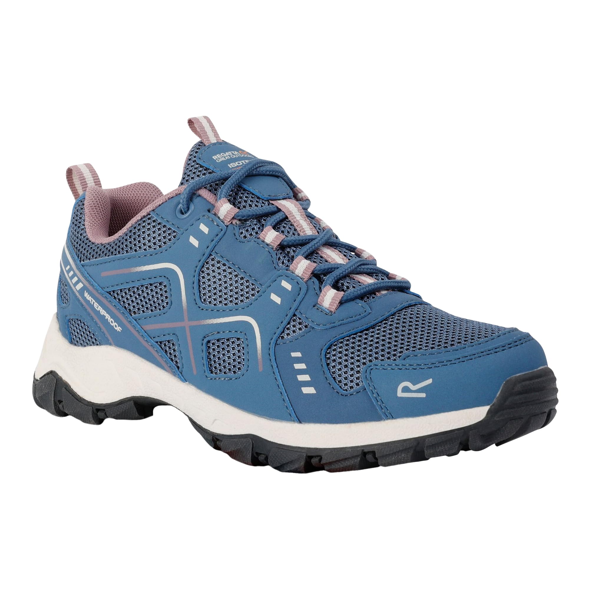 Regatta Womens Vendeavour Lace Up Walking Shoes, Zapatos para Senderismo Mujer