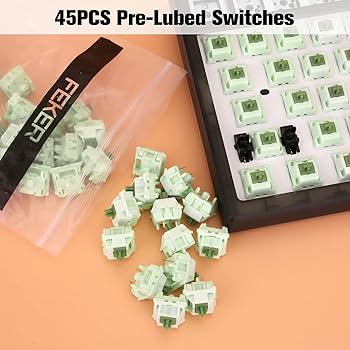 KTT Matcha 抹茶 タクタイルキーボードスイッチ 80個（75個未使用） KTT Matcha Tactile Switches | Kinetic Labs