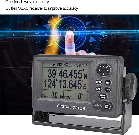 Navigation Positioner, 4.5 LCD Display Marine Navigator Navigation Locator for Boat