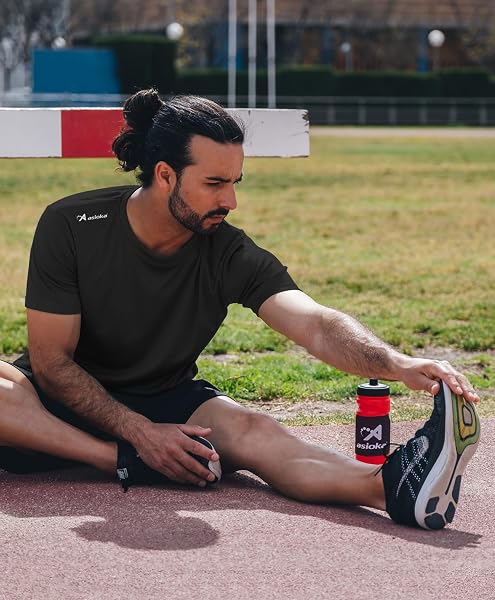 T-Shirt de Sport Unisexe à Manches Courtes pour Adulte Mesh | Vêtements de Sport d'été Respirants à Séchage Rapide | T-Shirts de Gym, d'Entraînement et de Fitness Décontractés - 4