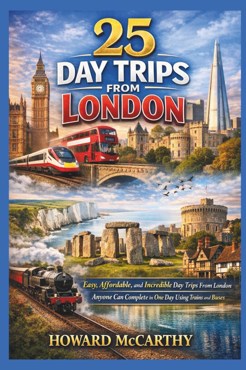 25 DAY TRIPS FROM LONDON: Easy, Affordable, and Incredible Day Trips From London Anyone Can Complete in One Day Using Trains and Buses