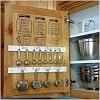 Set Kitchen Baking Cooking Cups Spoons Vinyl Decals - Measuring CONVERSIONS