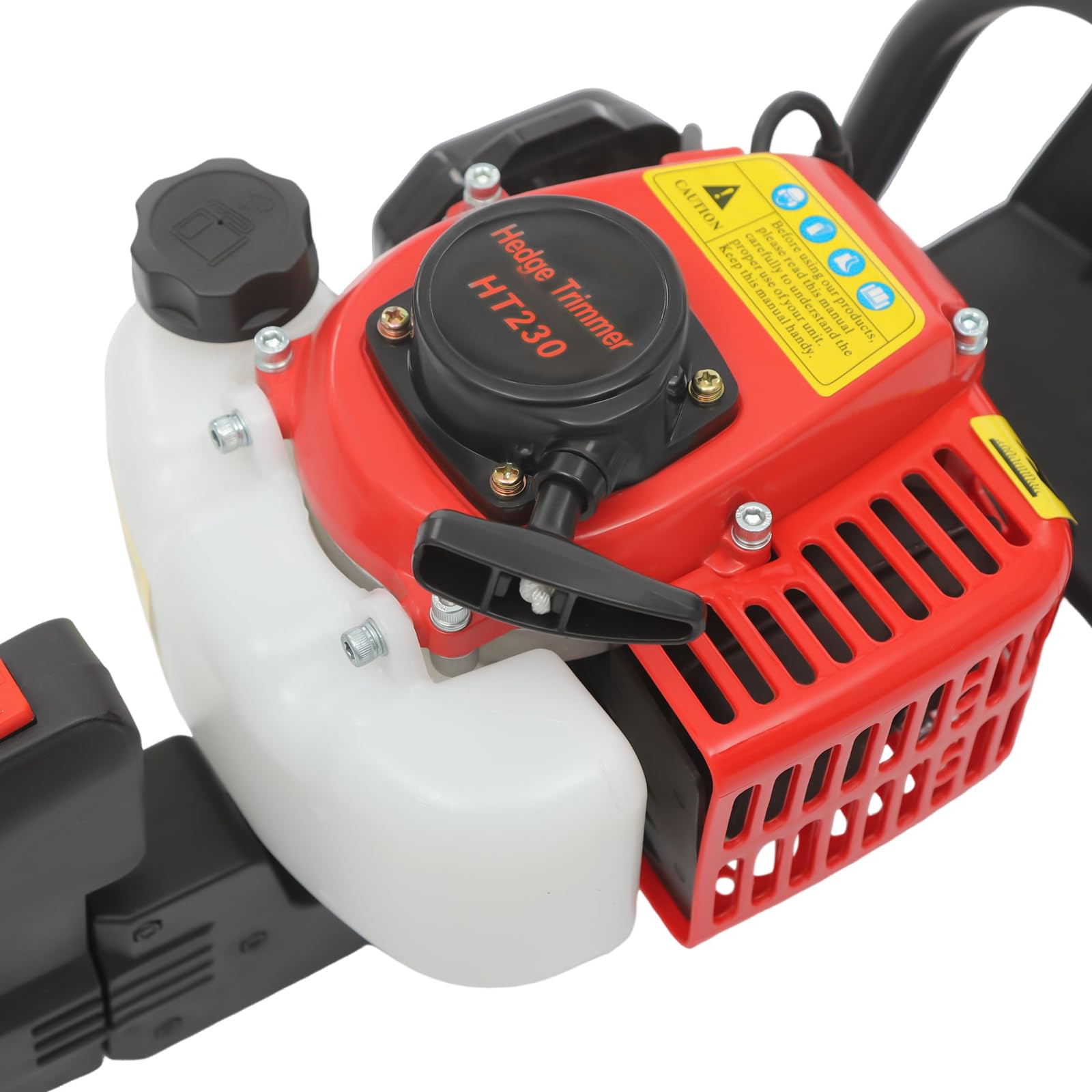 Tagliasiepi a benzina, 22,5 cc, a 2 tempi, 650 W, 9000 giri/min, lama da 56 cm, con serbatoio da 0,6 l, filtro dell'aria