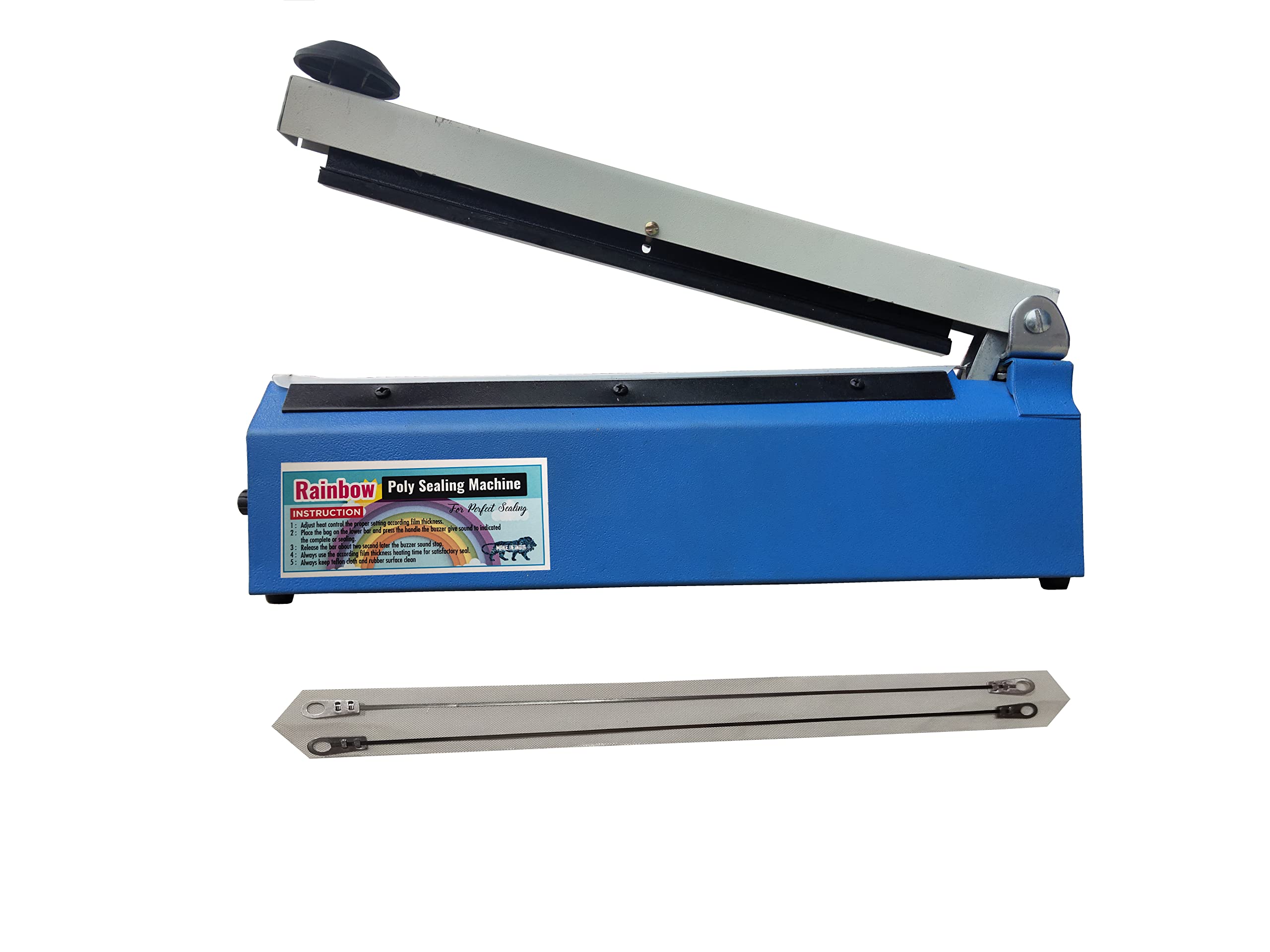 Rainbow Poly Bag Sealing Machine 12 Inch | Beep Function | Plastic Packing Machine | Multi-color-image-19