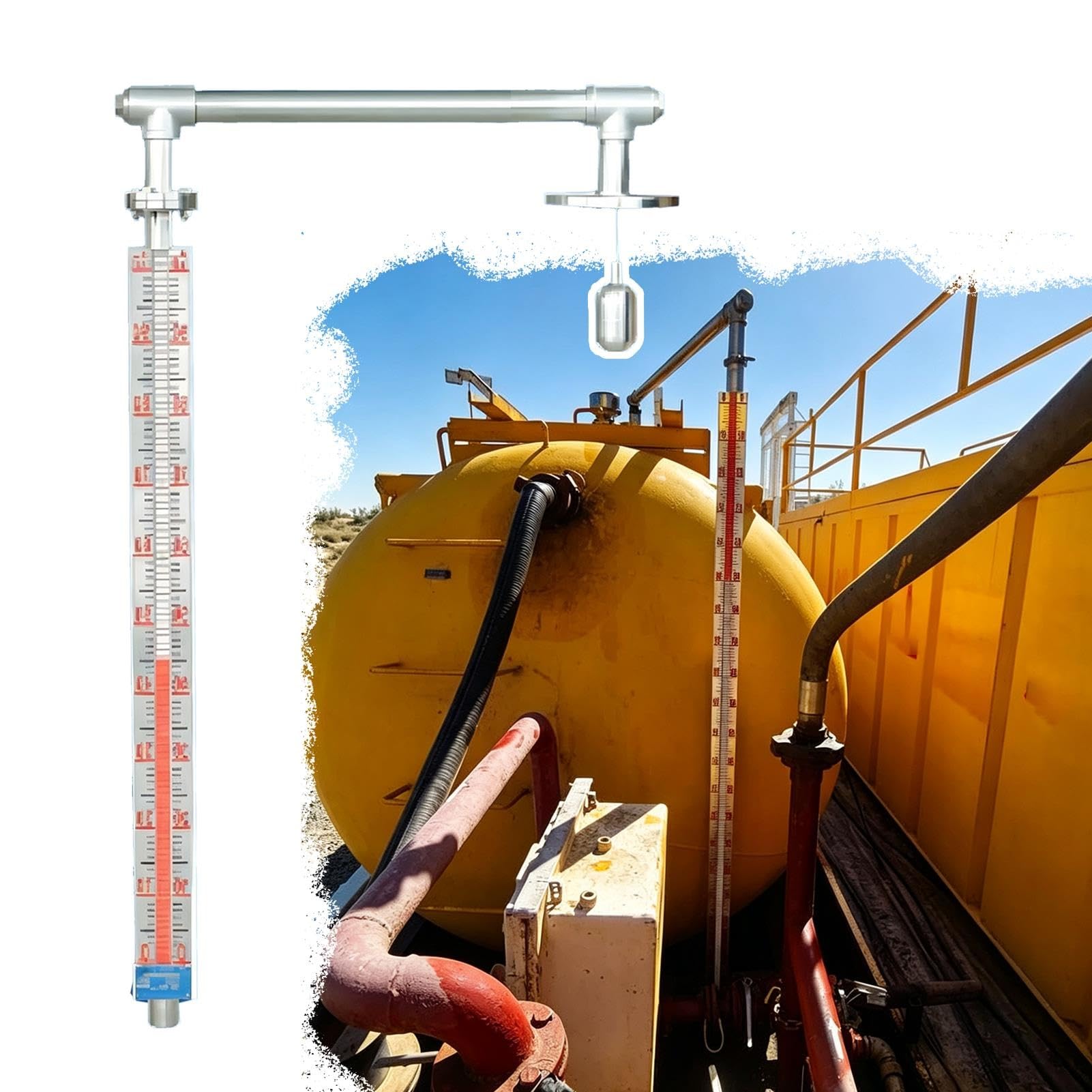 Sensore Livello Acqua Indicatore di Livello Monoblocco Serbatoio Dell'olio