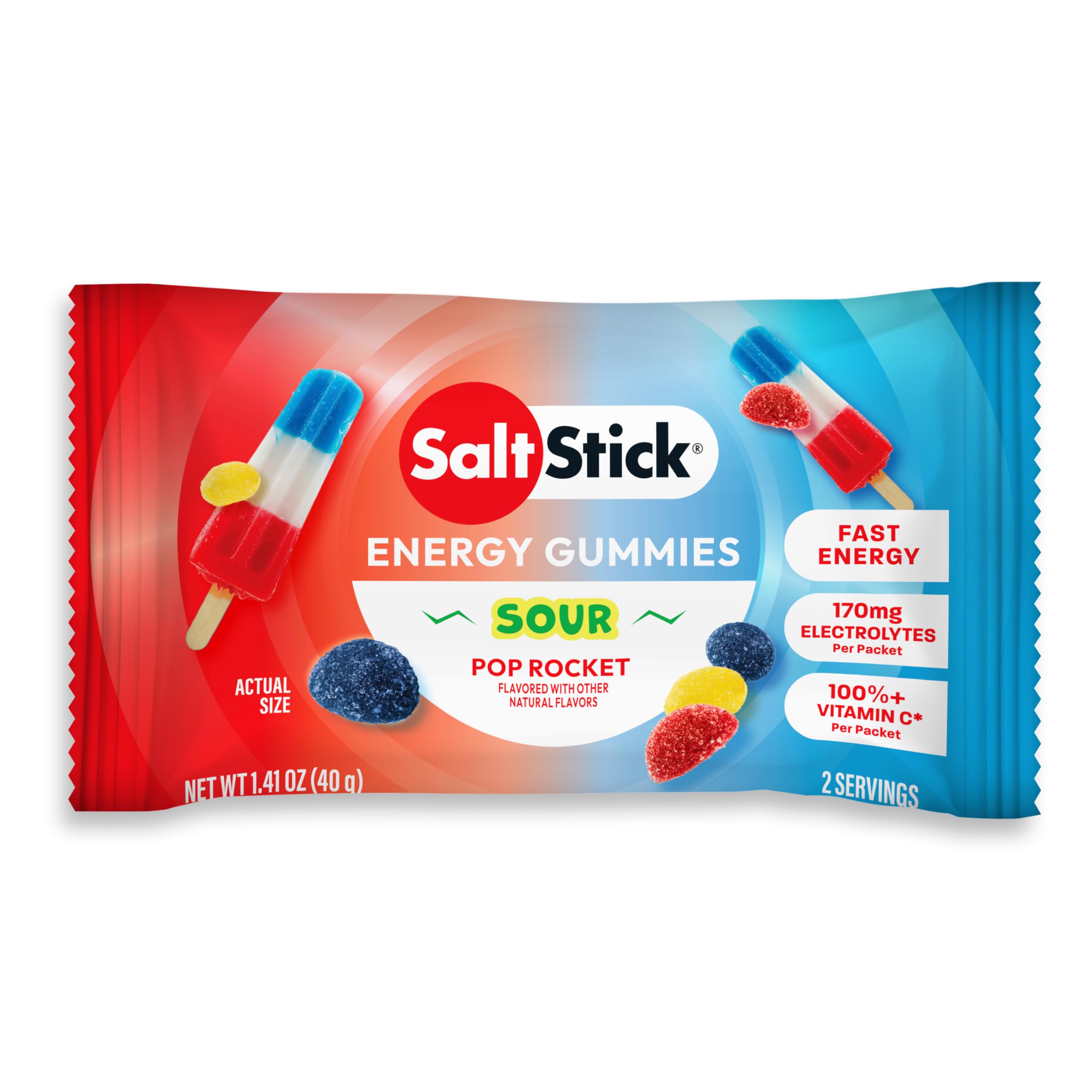 Amazon.com: SaltStick Energy Gummies with Electrolytes, Sour Pop