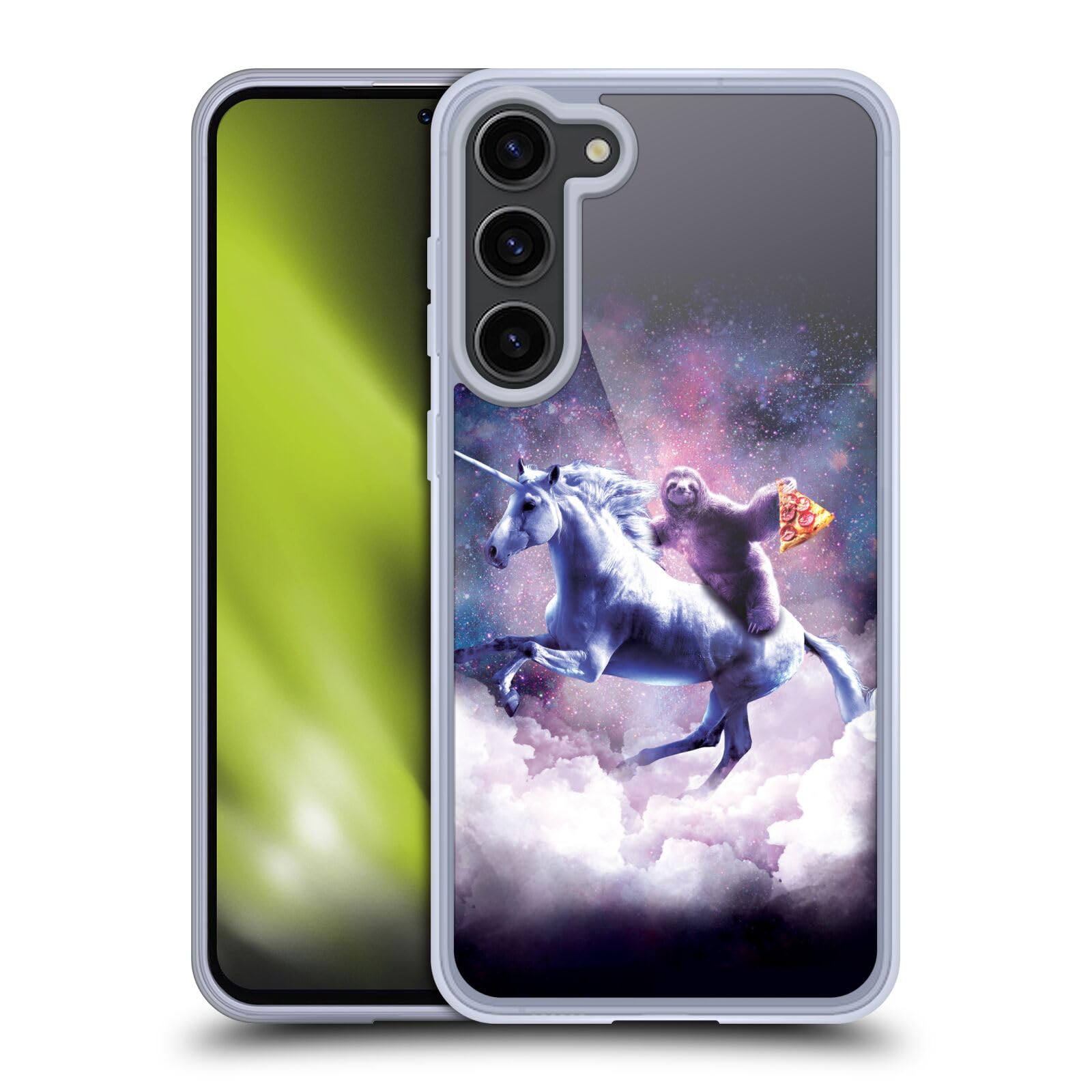 Funda de gel Samsung S23+ 5G Random Galaxy de unicornio espacial 7