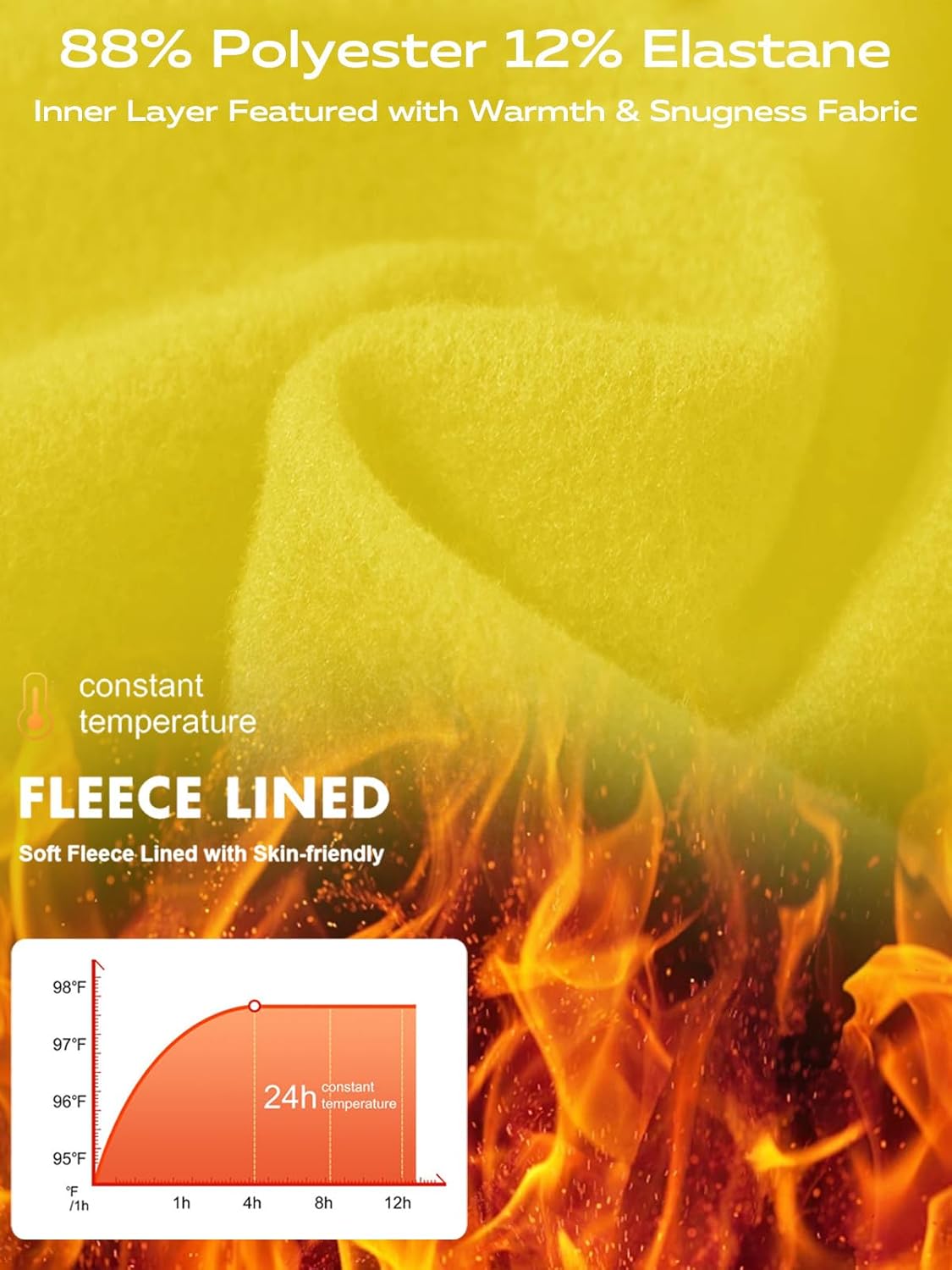 DEVOROPA Youth Boys' Compression Leggings Sports Tights Fleece Lined Thermal Base Layer Pants - Image 5