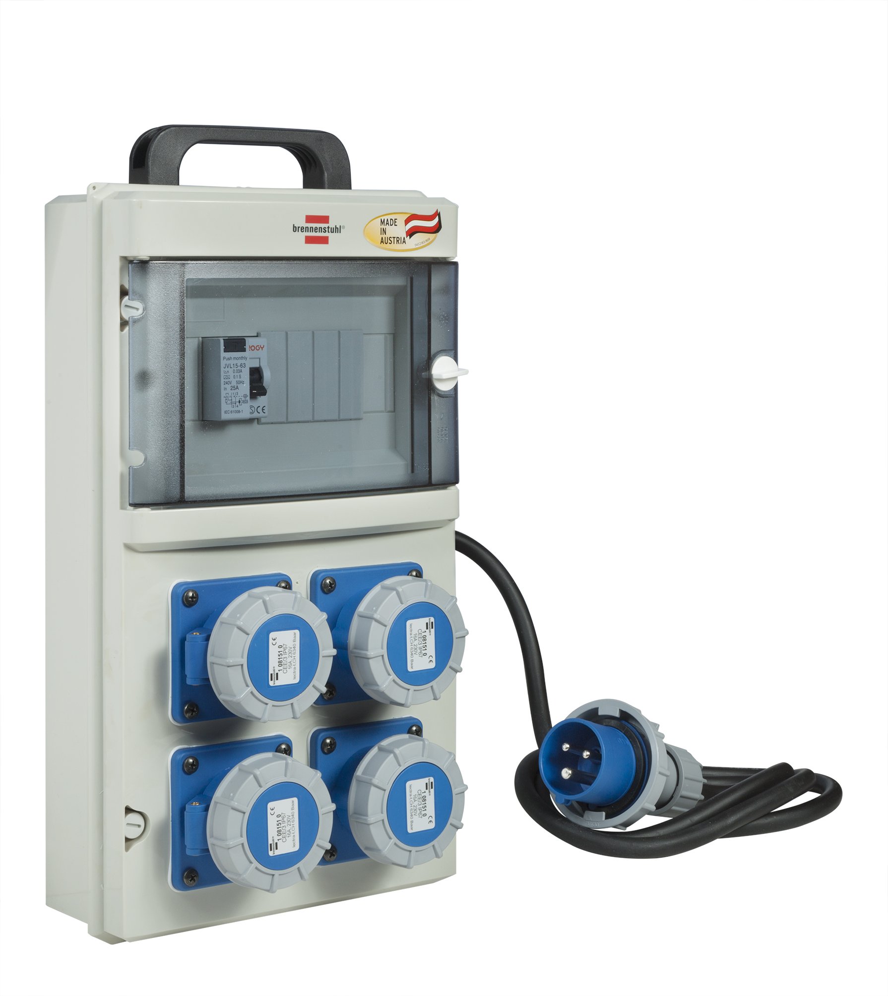 Brennenstuhl 1154859 Distribuidor de Corriente portátil IP 67