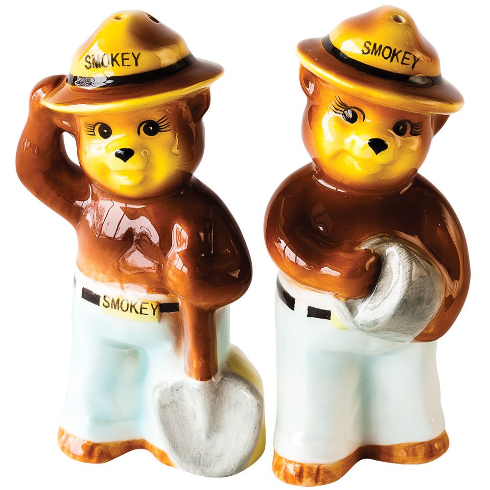 One Hundred 80 Degrees Smokey the Bear Replica Vintage-Style Salt