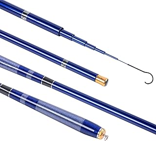 Goture コンパクト延べ竿 渓流竿ロッド 万能竿 釣り竿 超軽量 河川 堤防 湖畔 渓流 1.8M/2.1M/2.7M/3.0M/3.6M/4.5M/5.4M/6.3M/7.2M 初心者&子供用