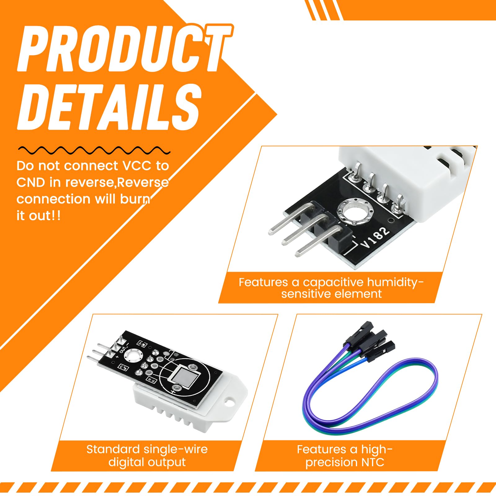 DHT22 Temperature & Humidity Sensor Module -3 DHT22 Temperature & Humidity Sensor Module -3