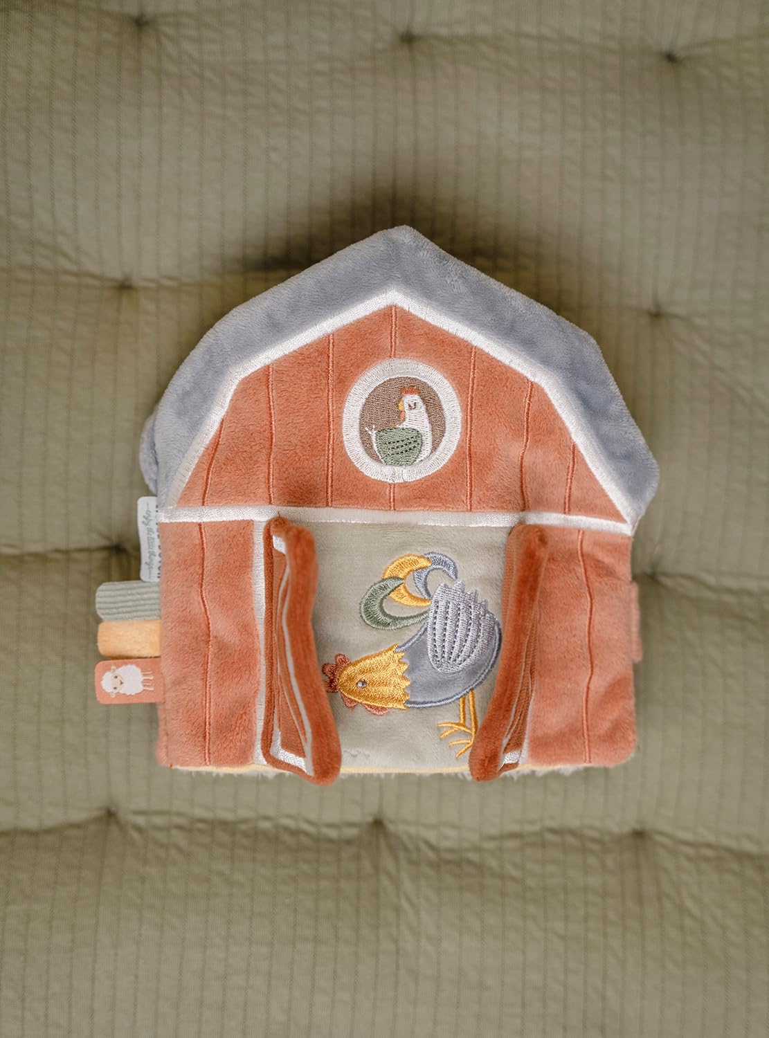 Little Dutch Fühlbuch Stoffbuch Babybuch aus weichem Stoff Aktivität, Entdecken und Knistern Bauernhaus - Little Farm