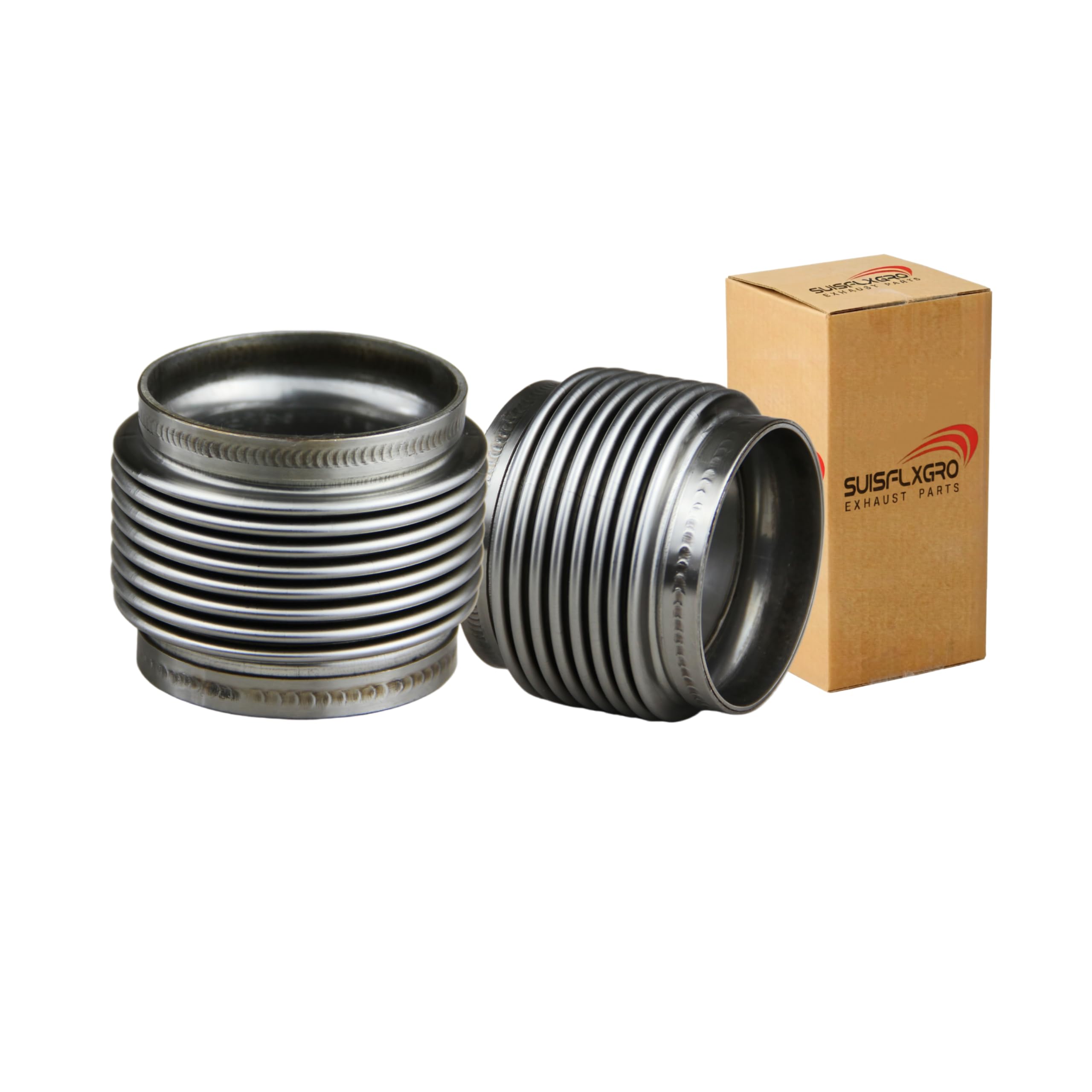 SUISFLXGRO stainless steel exhaust flex bellows