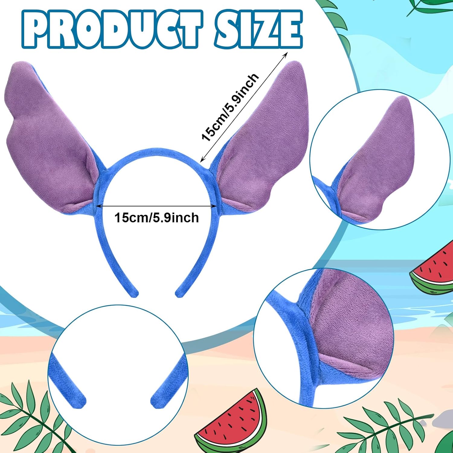 Kavoc Alien Dog Costume Include Blue Dog Ear Headband for Halloween Party Dress Up - Image 2